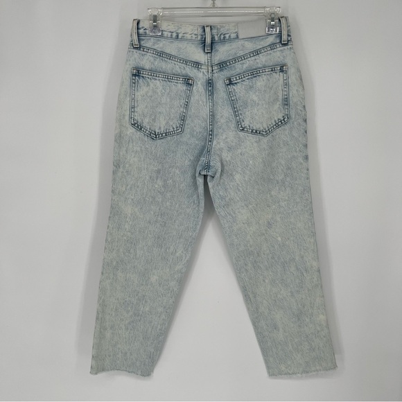 PISTOLA‎ light Wash Raw Hem Straight Leg Jeans Cotton Blend 26 - Picture 8 of 10